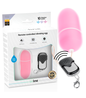 ONLINE HUEVO VIBRADOR CONTROL REMOTO L ROSA