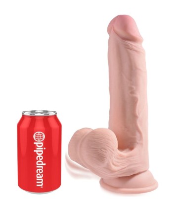 KING COCK PLUS 3D DILDO SWINGING BALLS 203 CM
