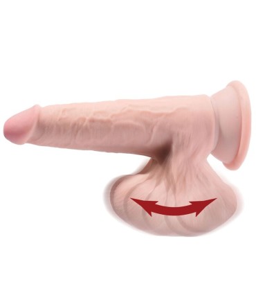 KING COCK PLUS 3D DILDO SWINGING BALLS 203 CM