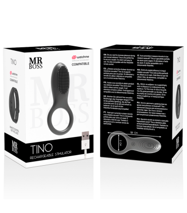 MR BOSS TINO ANILLO ESTIMULADOR COMPATIBLE CON WATCHME WIRELESS TECHNOLOGY