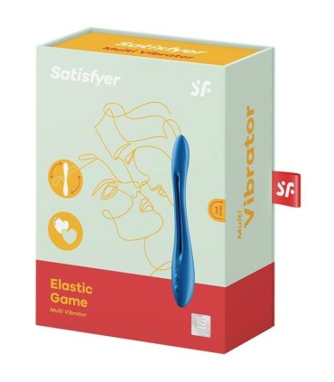 SATISFYER ELASTIC GAME MULTI VIBRADOR AZUL