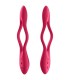 SATISFYER ELASTIC JOY MULTI VIBRADOR ROJO