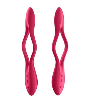 SATISFYER ELASTIC JOY MULTI VIBRADOR ROJO