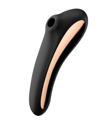 SATISFYER DUAL KISS ESTIMULADOR CLITORIS NEGRO