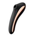 SATISFYER - DUAL KISS ESTIMULADOR CLITORIS NEGRO