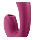 SATISFYER SUNRAY ESTIMULADOR Y VIBRADOR APP ROJO
