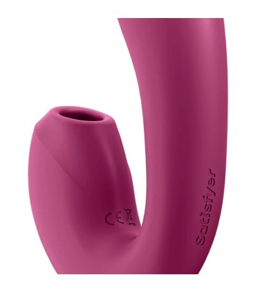 SATISFYER SUNRAY ESTIMULADOR Y VIBRADOR APP ROJO