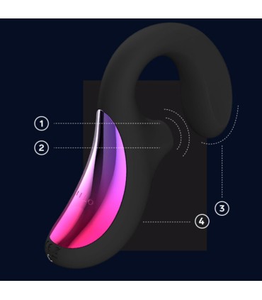 LELO ENIGMA CRUISE MASAJEADOR SONICO DOBLE ESTIMULACION NEGRO