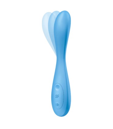 SATISFYER G SPOT FLEX 4 MULTI VIBRADOR APP AZUL