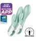 SATISFYER AIR PUMP BUNNY 5 VIBRADOR RABBIT INFLABLE APP VERDE