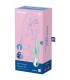 SATISFYER AIR PUMP BUNNY 5 VIBRADOR RABBIT INFLABLE APP VERDE