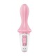 SATISFYER AIR PUMP BOOTY 5 VIBRADOR ANAL INFLABLE ROSA