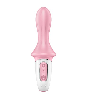 SATISFYER AIR PUMP BOOTY 5 VIBRADOR ANAL INFLABLE ROSA