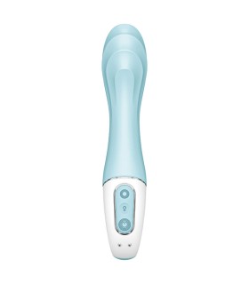 SATISFYER AIR PUMP VIBRATOR 5 VIBRADOR PUNTO G INFLABLE APP AZUL