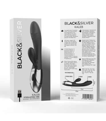 BLACKSILVER KALEB VIBRADOR RABBIT SILICON MILTI FUNCION