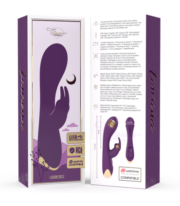 TREASURE LAURENCE RABBIT VIBRADOR COMPATIBLE CON LA TECNOLOGIA WATCHME WIRELESS