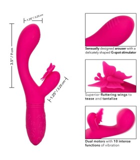 CALEXOTICS BUTTERFLY KISS FLUTTER ROSA