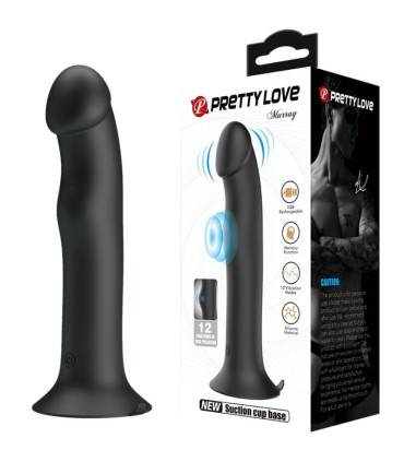 PRETTY LOVE MURRAY VIBRADOR Y SUCCIONADOR DE CLITORIS NEGRO