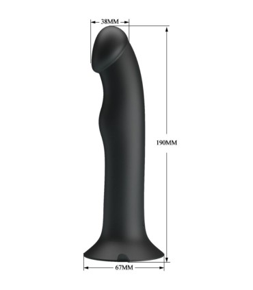 PRETTY LOVE MURRAY VIBRADOR Y SUCCIONADOR DE CLITORIS NEGRO
