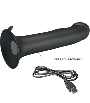 PRETTY LOVE MURRAY VIBRADOR Y SUCCIONADOR DE CLITORIS NEGRO