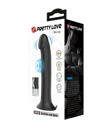 PRETTY LOVE MURRAY VIBRADOR Y SUCCIONADOR DE CLITORIS NEGRO