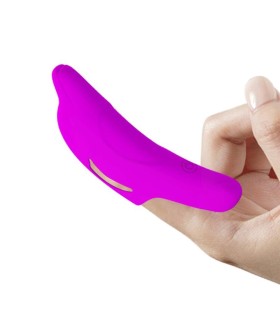 PRETTY LOVE DELPHINI PODEROSO ESTIMULADOR DE DEDO MORADO