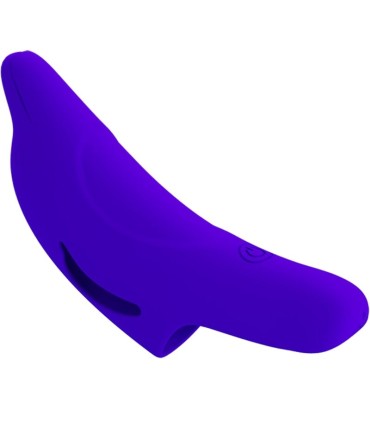 PRETTY LOVE DELPHINI PODEROSO ESTIMULADOR DE DEDO AZUL OSCURO