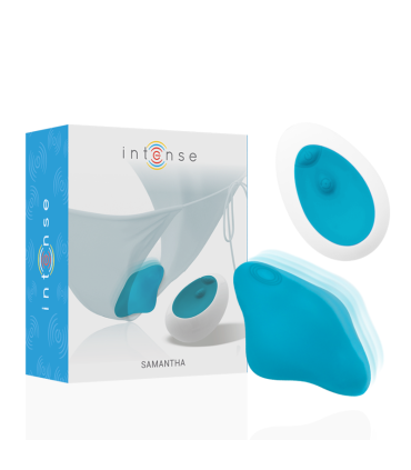 INTENSE SAMANTHA PANTIE CONTROL REMOTO AZUL