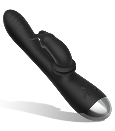 BLACKSILVER DJ ADAM ESTIMULADOR RABBIT SILICONA RECARGABLE NEGRO