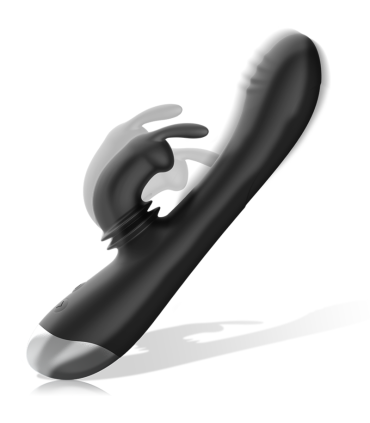 BLACKSILVER DJ ADAM ESTIMULADOR RABBIT SILICONA RECARGABLE NEGRO