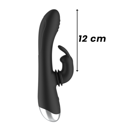 BLACKSILVER DJ ADAM ESTIMULADOR RABBIT SILICONA RECARGABLE NEGRO