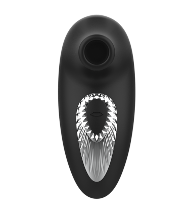 BLACKSILVER DRAKE DELUXE SUCKING VIBE SILICONA RECARGABLE NEGRO