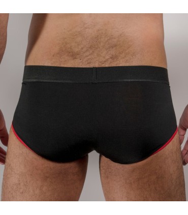 MACHO MS24R CALZONCILLO BRIEF DARK ROJO XL