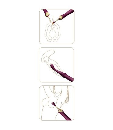 ZALO BESS 2 MASAJEADOR PERSONAL MORADO