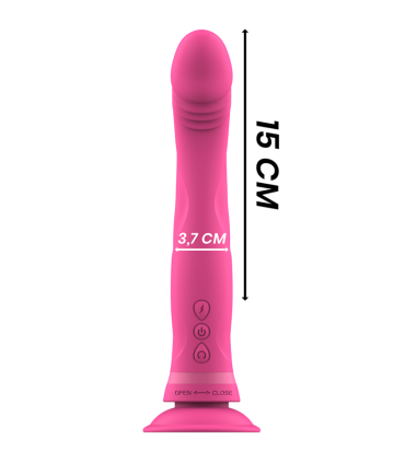 INTENSE MICHELANGELO DILDO VIBRADOR SILICONA ROSA
