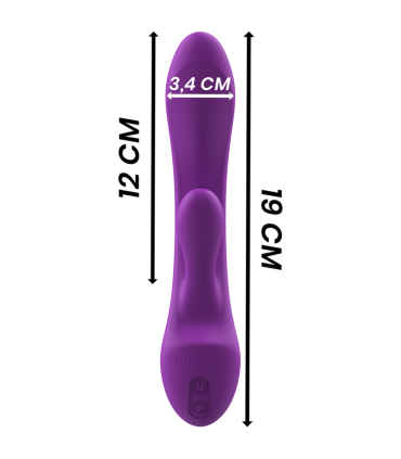 INTENSE LUIGI VIBRADOR RABBIT SILICONA LIQUIDA MORADO