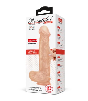 BAILE BEAUTIFUL ENCOUNTER BERGRISI DILDO REALISTICO FLEXIBLE 26 CM NATURAL