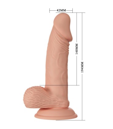 BAILE BEAUTIFUL ENCOUNTER ZEBULON DILDO REALISTICO FLEXIBLE 194 CM NATURAL