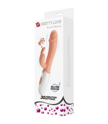 PRETTY LOVE EASTER BUNNY VIBRADOR CON ESTIMULADOR