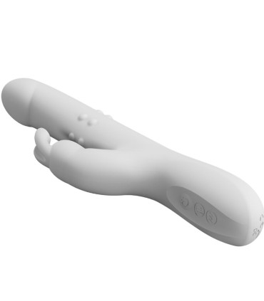 PRETTY LOVE REESE VIBRADOR CON ROTACION PLATEADO