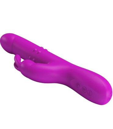 PRETTY LOVE REESE VIBRADOR CON ROTACION MORADO