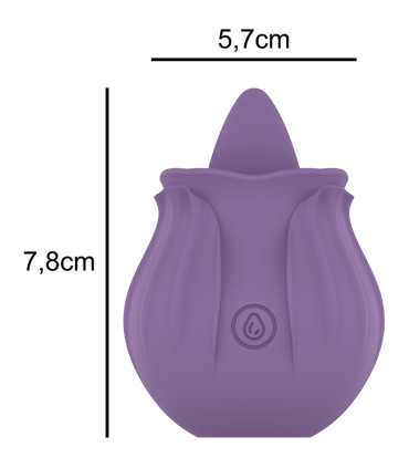 INTENSE VIOLET ESTIMULADOR LENGUA BASE MAGNETICA