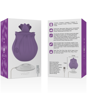 INTENSE VIOLET ESTIMULADOR LENGUA BASE MAGNETICA
