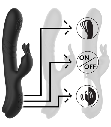 BLACKSILVER JAMIE VIBRADOR RABBIT EFECTO WAVE