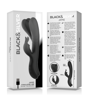 BLACKSILVER JAMIE VIBRADOR RABBIT EFECTO WAVE