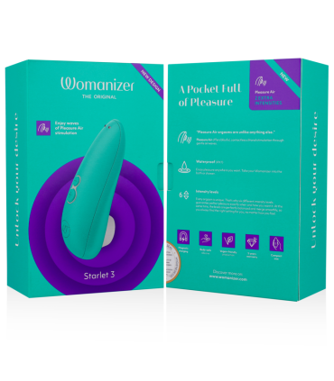 WOMANIZER STARLET 3 ESTIMULADOR CLITORIS TURQUESA