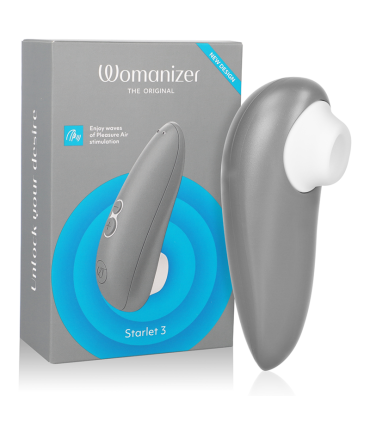 WOMANIZER STARLET 3 ESTIMULADOR CLITORIS GRIS