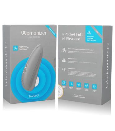 WOMANIZER STARLET 3 ESTIMULADOR CLITORIS GRIS