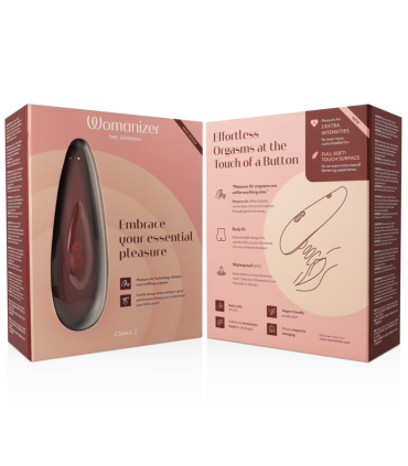 WOMANIZER CLASSIC 2 ESTIMULADOR DE CLITORIS BURDEOS