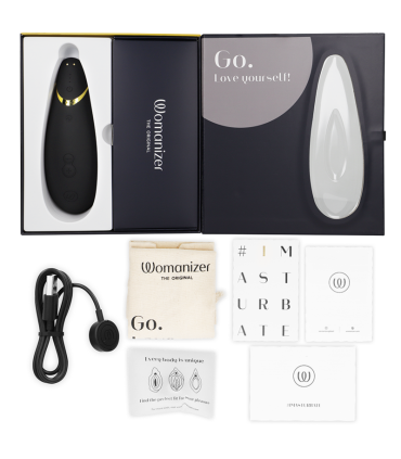 WOMANIZER PREMIUM 2 ESTIMULADOR DE CLITORIS NEGRO